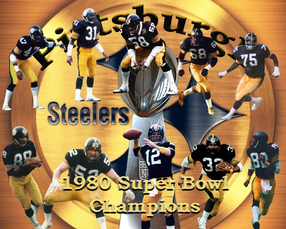 Pittsburgh Steelers Lithograph print of 1980 Super Bowl 2021 eBay