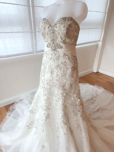 Traumhaftes Mori Lee Designer Brautkleid, TOP, Gr. M + GRATIS Accessoires! - Bild 3 von 10