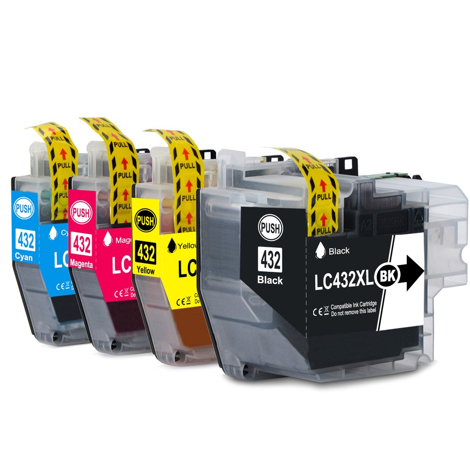 4x LC432XL Generic Ink For Brother MFC J5340DW J5740DW J6540DW J6740DW ...