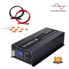 2500W 36/48VDC 120/220VAC Pure Sine Wave Inverter 5000W Peak Solar Power Truck