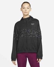 Women's Nike Icon Clash Full Zip Floral Jacket XL Black Gym Running Casual NWT