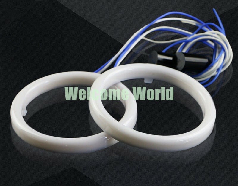 2X Cotton Angel Eyes Halo Ring Red SMD Light Lamp LED Cover 63MM 2