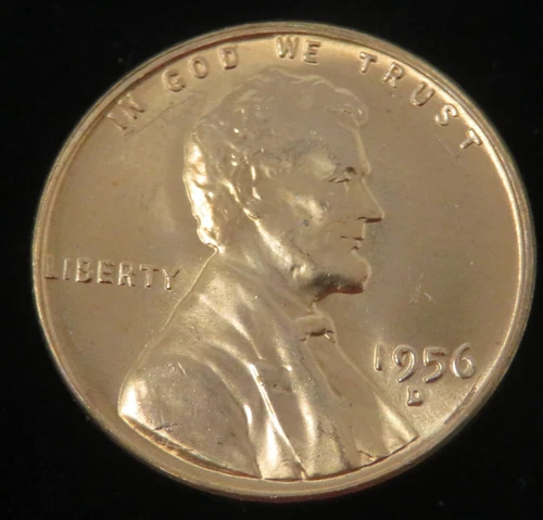1956 D Lincoln Wheat Penny Choice BU Mint Luster Uncirculated