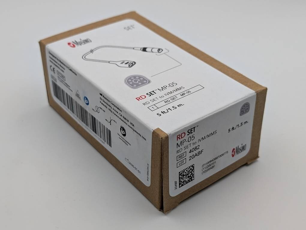 Masimo 4082 RD Set MP-05 RD Set to IVM/MMS SpO2 Extension Cable 5