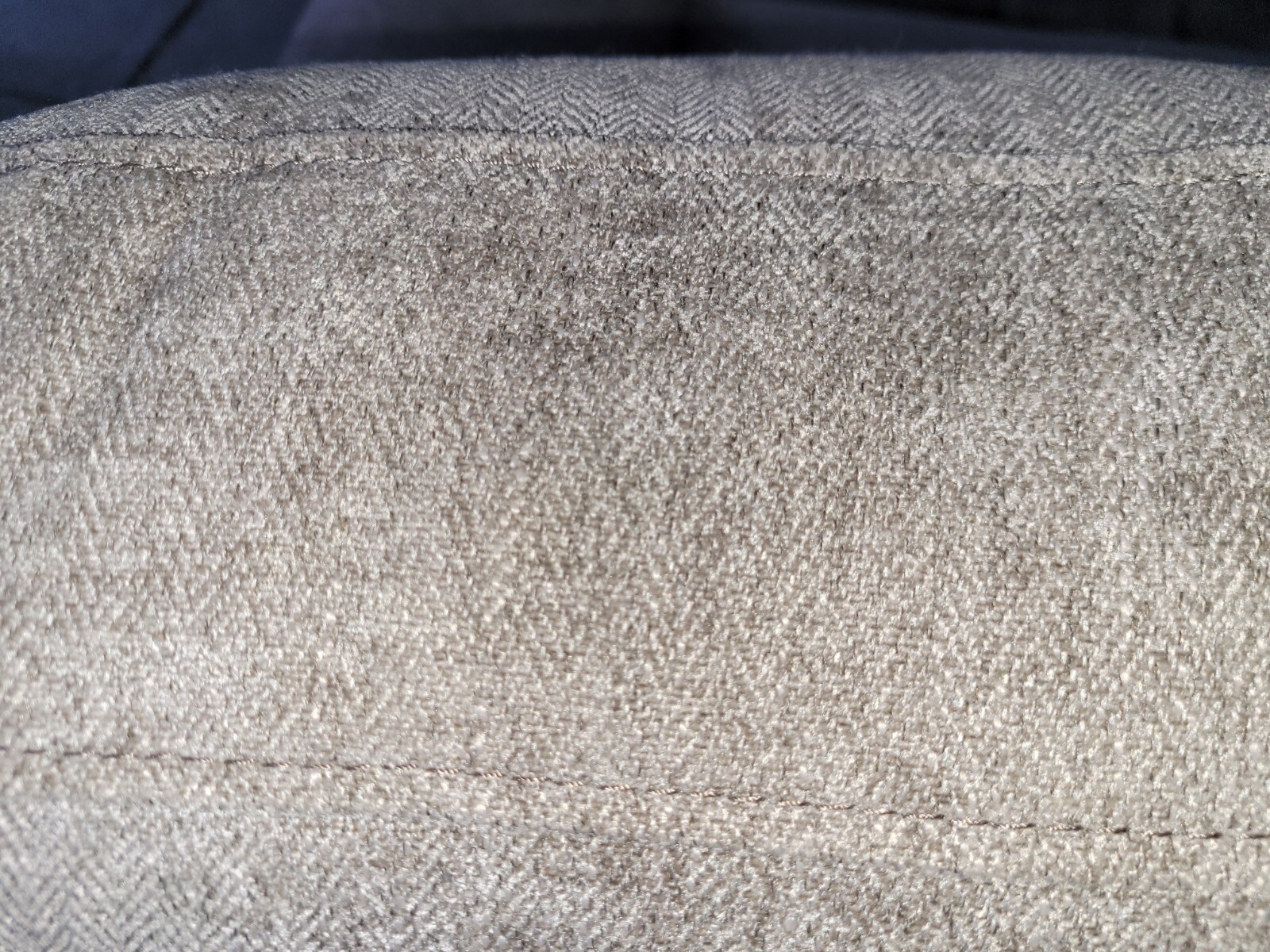 Corner sofa with recliner fabric Furniture Village. Ex Display. eBay