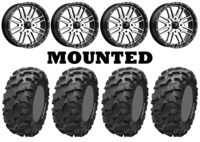 Kit 4 ITP Blackwater Evolution 28x9-14/28x11-14 on MSA M38 Brute Machined IRS