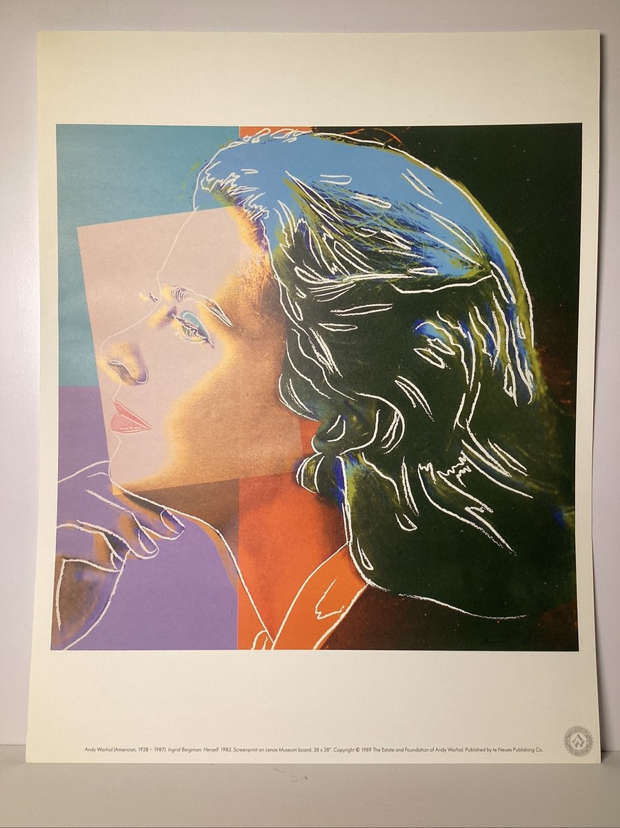 Andy Warhol's Familiar Faces A Portfolio of Six Works Art Prints