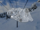 Alta - Utah - Clear Vinyl Ski Resort Sticker