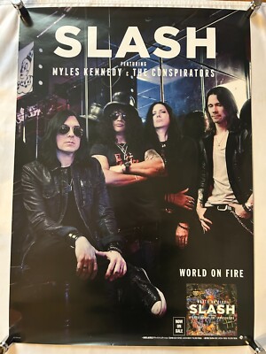 Slash. / World on Fire 2014 Japan Original Promo Poster B2 20x28in(515x728mm)
