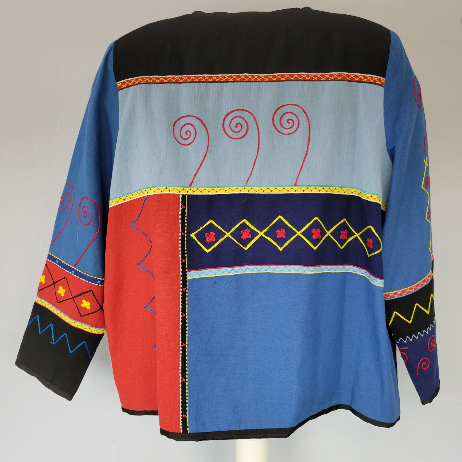Indigo Moon Patchwork Jacket Multicolor with Matc… - image 7