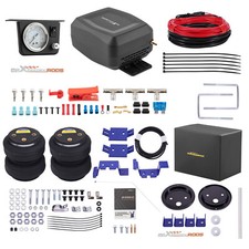 Air Suspension Kitair Shock Compressor Kit For Chevrolet Silverado 1500 07-18