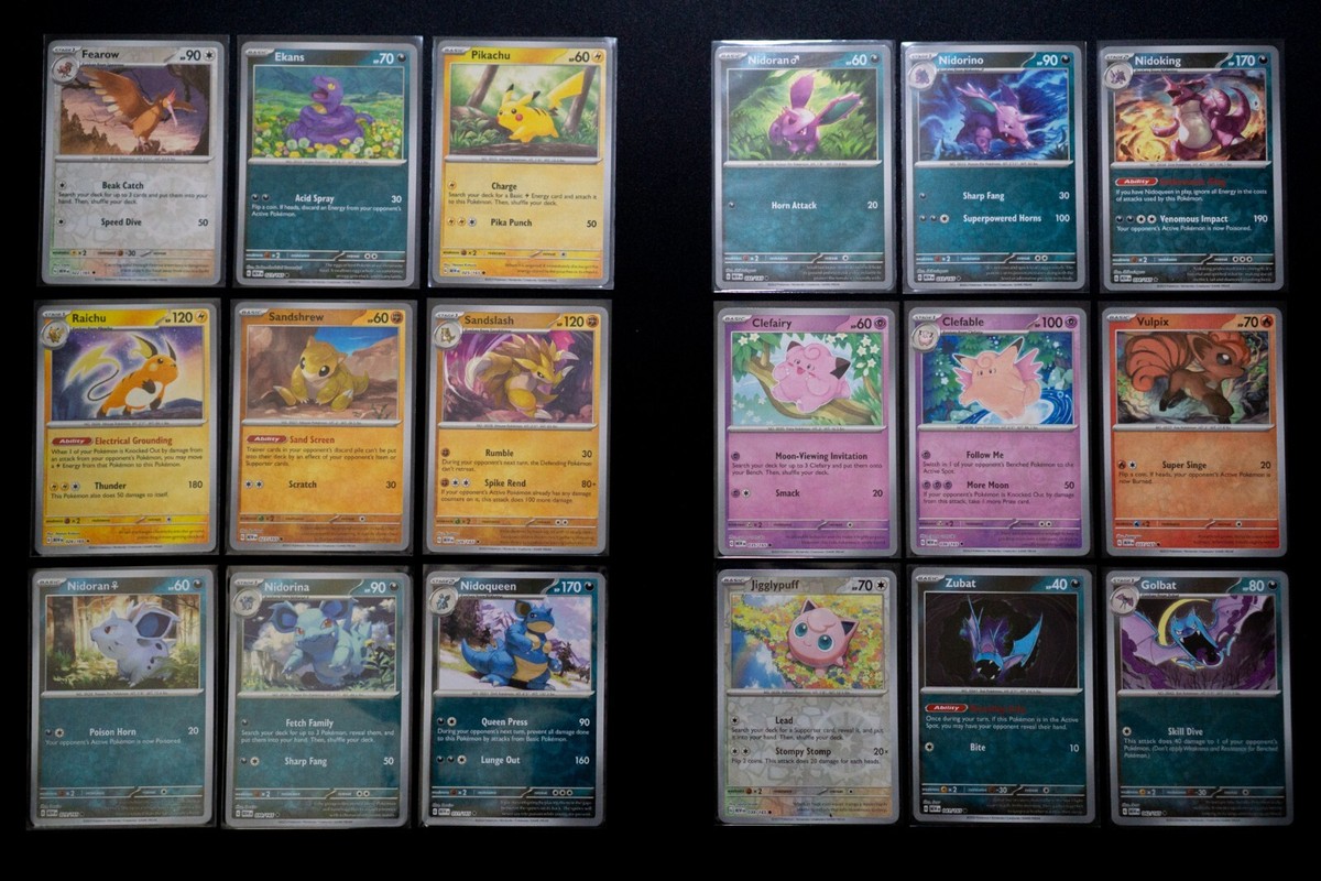 Pokemon SV 151 Complete Set with all 12 EX, Holos, & Reverse Holos - 318  cards | eBay