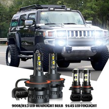 Faros antiniebla LED para Hummer H3 Sport Utility 4 puertas 3,7 L 2006-2010