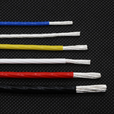 PTFE Silver Plated Wire High Purity OFC Copper Cable DIY HiFi Audio Speaker