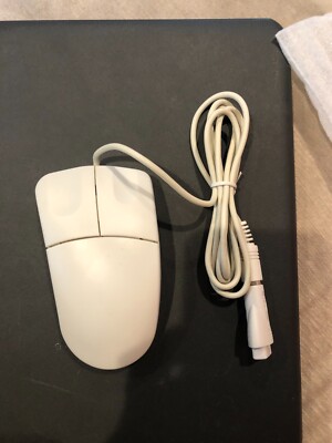 NEW VINTAGE 2-BUTTON PS2 Ps/2 9 pin Serial MECHANICAL MOUSE (Non ...