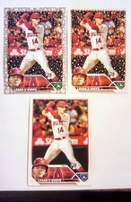 2023  Topps Holiday Baseball #H144 Logan O'Hoppe METALLIC SNOWFLAKE RC -+BASE