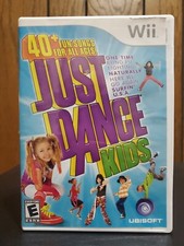 Just Dance Kids Nintendo Wii 40+ Fun Songs For All Ages Video Game Ubisoft CIB