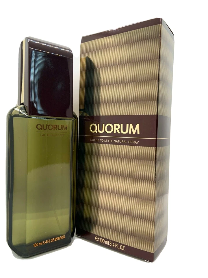 Quorum Por Antonio Puig 3.4 OZ Eau De Toilette Spray Colonia para Hombres Nuevo en Caja Foto 3 de 4