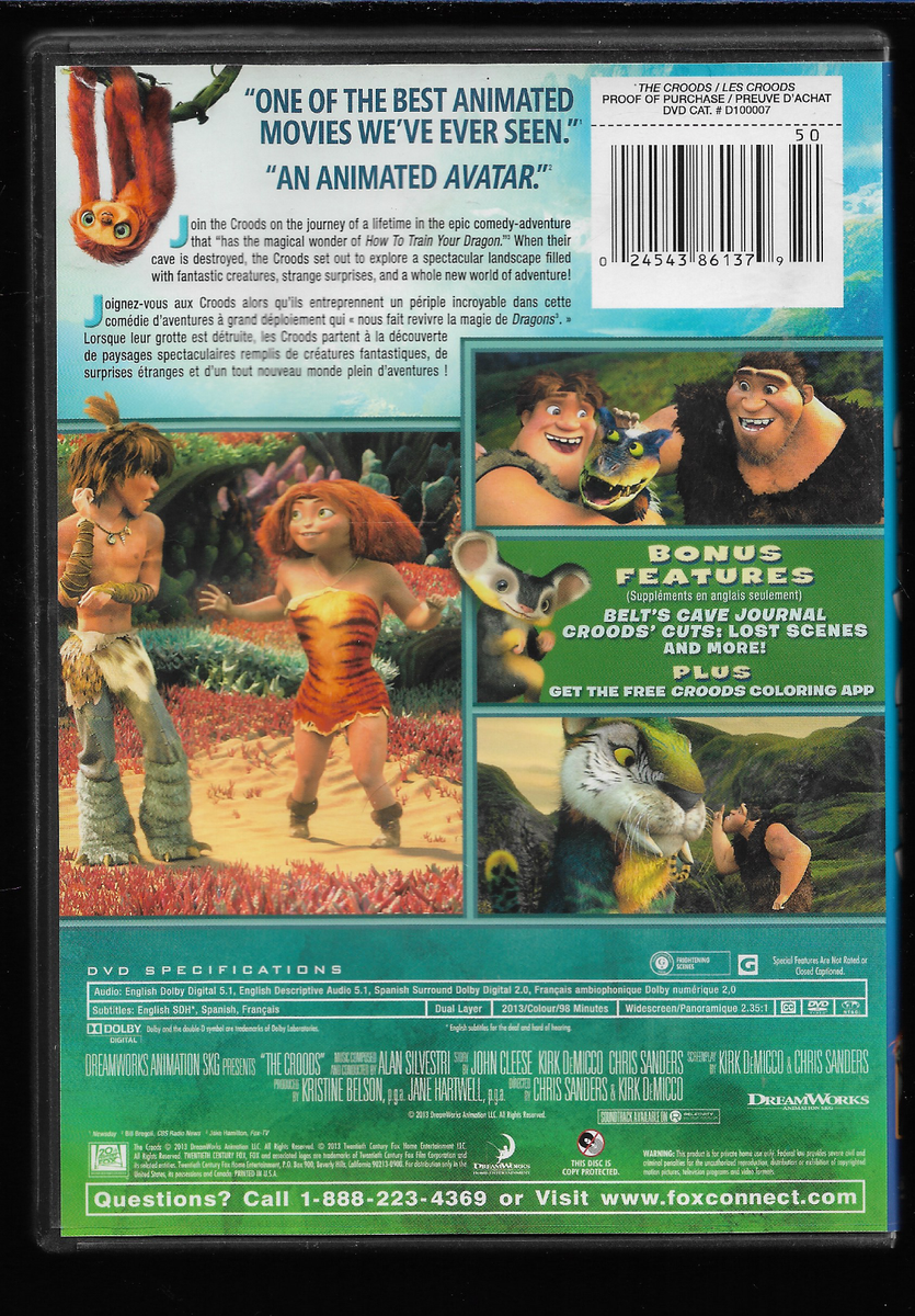 Animated Movie The Croods Hindi Animated Movie The Croods Dual