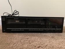 Optimus SCT-87 High Speed Dubbing Stereo Cassette Deck For Repair Or Parts