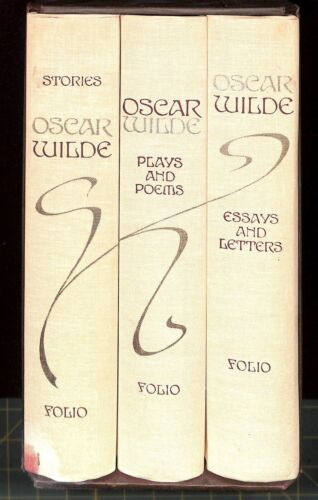 Oscar Wilde:  Stories, Plays & Poems, Essays & Letters (3 vols, Folio Society) - 第 1/10 張圖片