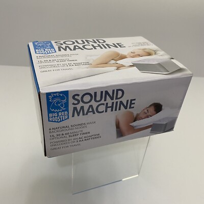 Big Red Rooster 6 Sound White Noise Machine Sound Machine for Sleeping