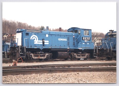 Railroad Photo - Conrail #2232 Diesel Switcher Locomotive Freight Train ...