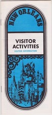 1970's New Orleans Louisiana Visitor Activities Brochure