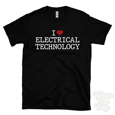 I LOVE ELEKTROTECHNIK T-SHIRT Herz Elektronik Technik Innovation