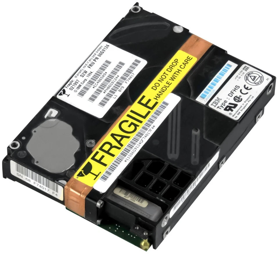 Hard Drive IBM Ultrastar XP 86G9124 2GB 7200 RPM Fast Wide SCSI DFHS 3.5'' Inch - Image 2 of 3