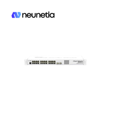 MikroTik CRS326-24G-2S+RM Switch 24x RJ45 1000Mb/s 2x SFP+ Including VAT Neu
