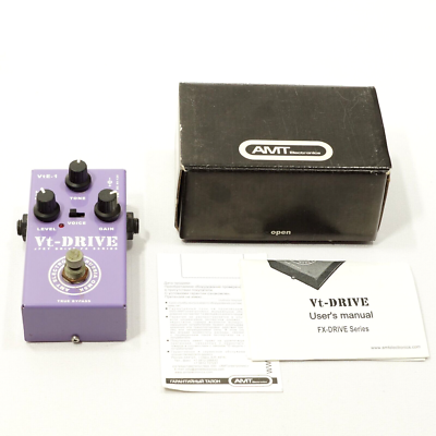 Good!!] AMT VtE-1 VT drive effects Pedal w/Full Box package | eBay