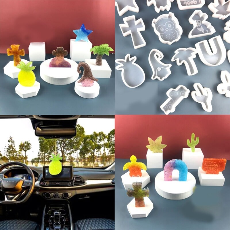 Portable Silicone Soap Mold for DIY Aromatherapy and Crafting Art Supplies for Girls