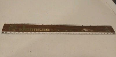 Vintage Johnson Motor Lines Inc Advertising Ruler | eBay