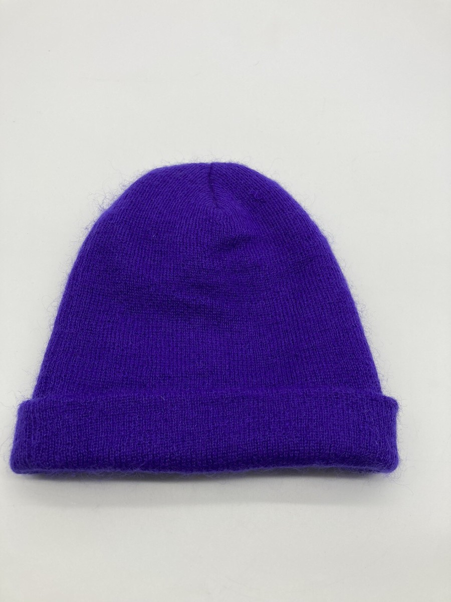 Supreme NY Mohair Wool Beanie Purple Box Logo Rare! | eBay