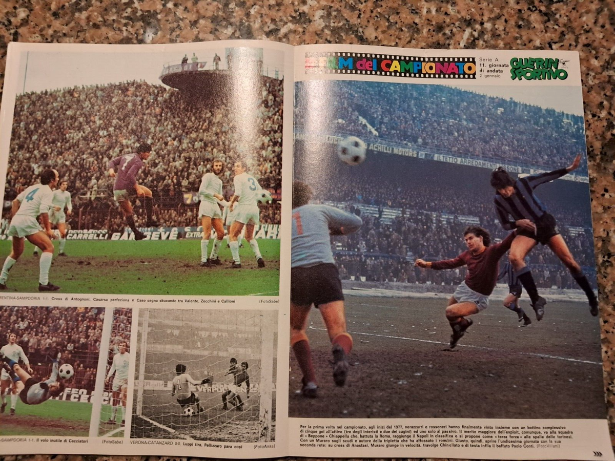 POSTER GUERIN SPORTIVO NAPOLI CAMPIONE SCUDETTO CAMPIONE D'ITALIA MARADONA