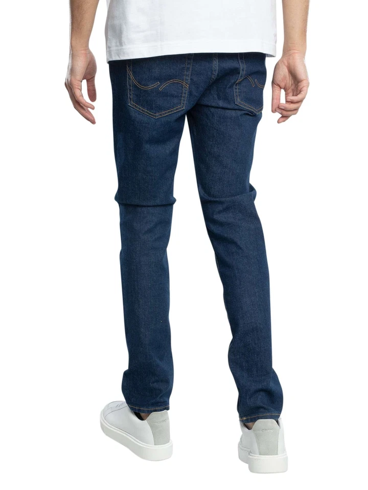 Jack & Jones de los hombres Vaqueros ajustados Glenn Original 430, Azul - Imagen 3 de 4