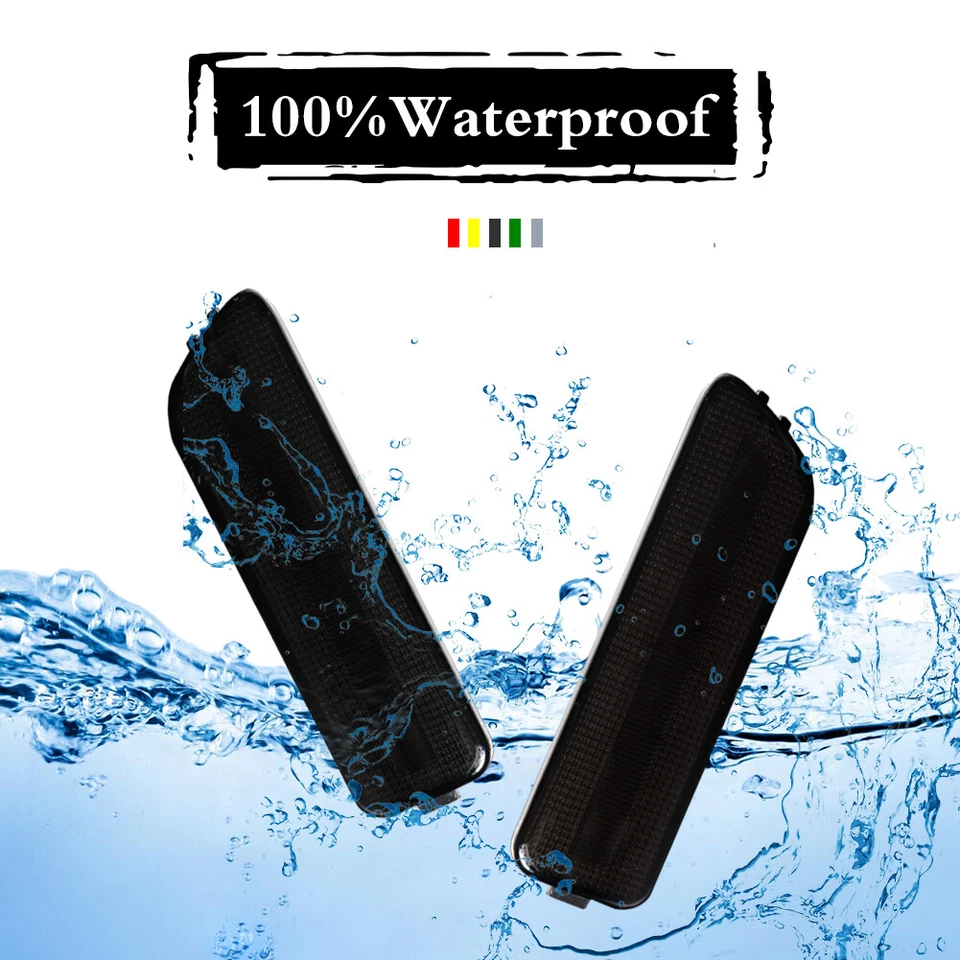 For VW MK4 Golf GTI R32 Jetta Smoked Lens Amber LED Front Side Marker Lights - Image 4 of 4