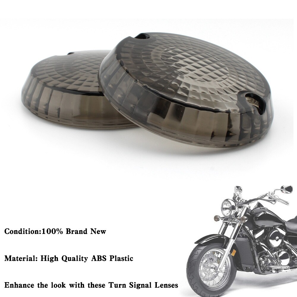 Smoke Turn Signal Lens Cover for Yamaha Kawasaki Vulcan 1500 VN