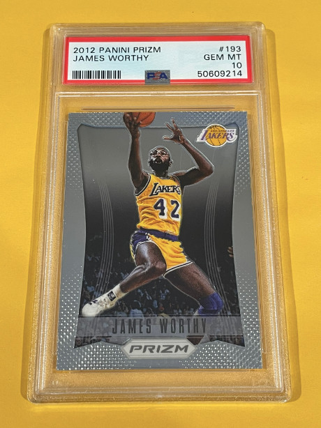2012-13 Panini Prizm #193 James Worthy PSA 10 GEM MINT MD295