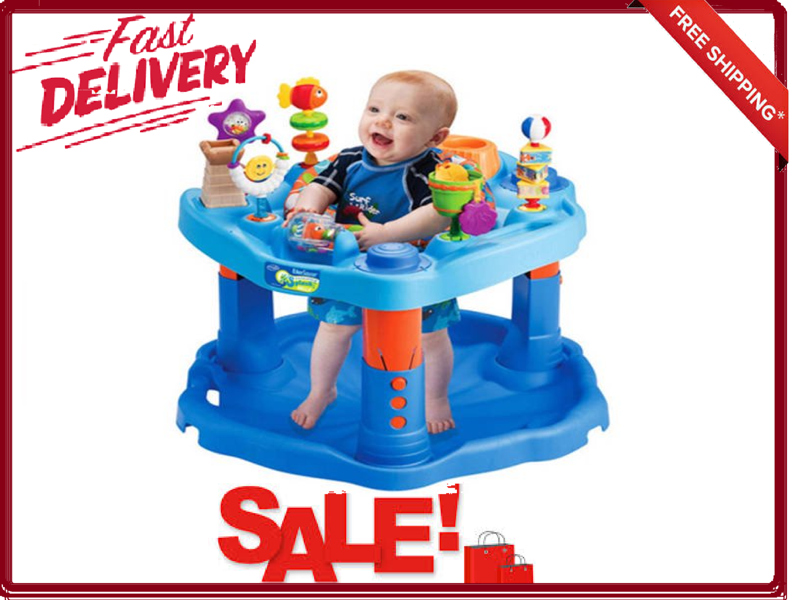 used baby exersaucer