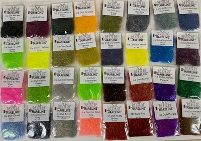 HARELINE DUBBIN, INC. ICE DUB by HARELINE. YOU PICK THE COLOR. FLY TYING MATERIAL - DUBBING.