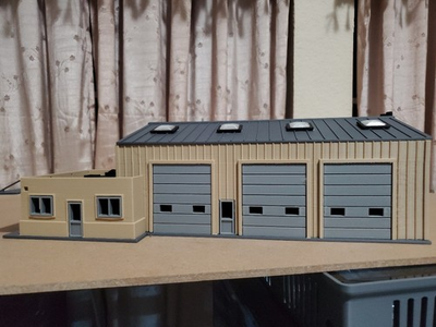 #ad #ad YARD OPERATIONS ASSEMBLED PRINT ON DEMAND S SCALE BUILDING DIORAMA $149.99