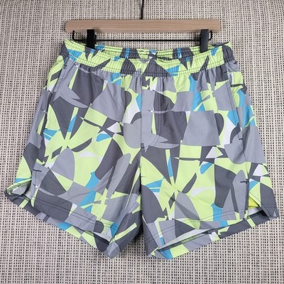 Maamgic Swim Trunks Mens Medium Geometric Quick Dry Pocket Shorts