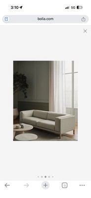 Like New: Bolia ''Cosy'' 3-Seater Sofa & ''Mielo'' Armchair + Footstool Set