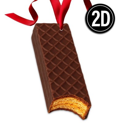 Little Debbie Nutty Buddy Acrylic Christmas Ornament Chocolate Peanut Butter 173