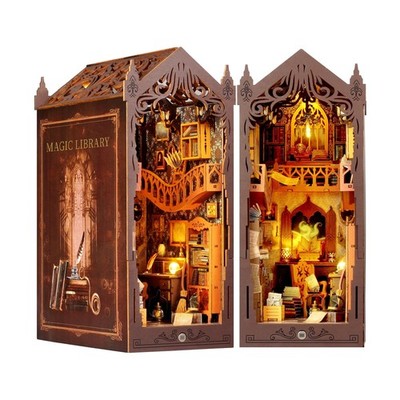 Book Nook Kit - DIY Miniature House Kit for Adults, Teens and B... USA FAST SHIP