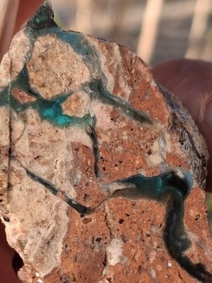 Needles Blue Agate Rare Stock Blue Danube Mine Gem Silica
