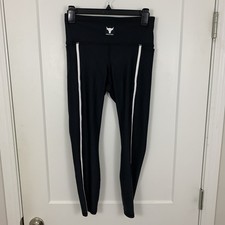 Image of Under Armour Leggings Medium Project Rock All Train HeatGear Ankle Black