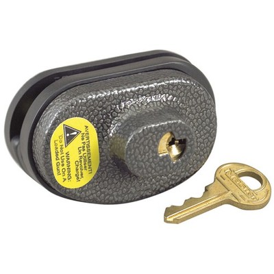 Master Lock 90KADSPT Trigger Guard Lock Keyed Alike Open With Key Blue Steel/Zin